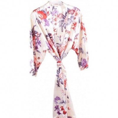 Robes Vacation- Spas- Prom- Honeymoon Very Beautiful- Light and Comfortable Floral Robe- Satin Robe- Bridesmaid Robes- Bride ...