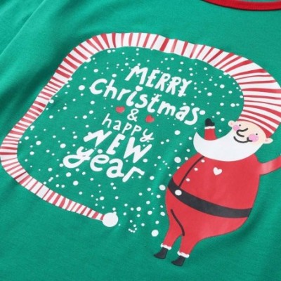 Sets Funny Christmas Family Matching Pajamas Set for Women Men Kids Toddler Snowmen Letter Sleepwear Home Outfits Set - C5192...