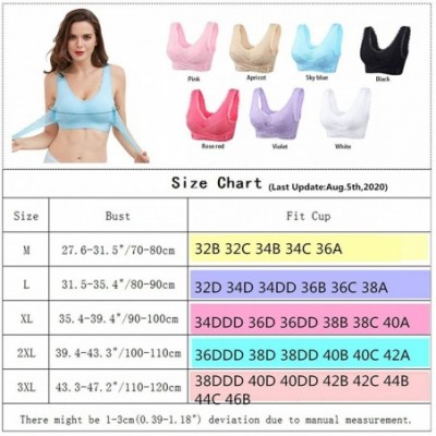 Bras Women's Sport Bra Front Cross Seamless Lace Wrap Side Buckle Lounge Yoga Bra - Black&white&nude - CV1999MI0OL