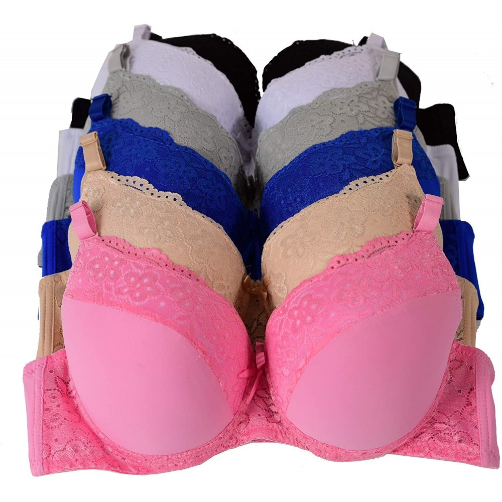 Bras Women Bras 6 Pack of Bra B Cup C Cup - 6673 - C718WG9GGE7