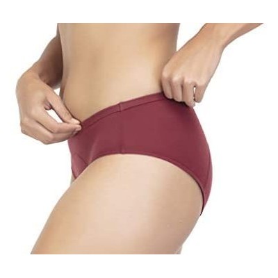 Panties Women's Cotton Period Panties For Women- Leakproof Girls Briefs - Navy+pomegranate+fushia - CS194HXU2MX