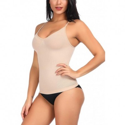 Camisoles & Tanks Women's Seamless Shapewear Tank Top Tummy Control Underwear - Nude 1 - CR18NK2DR6A