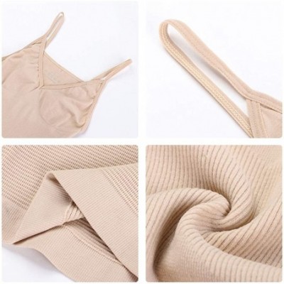 Camisoles & Tanks Women's Seamless Shapewear Tank Top Tummy Control Underwear - Nude 1 - CR18NK2DR6A