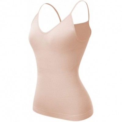 Camisoles & Tanks Women's Seamless Shapewear Tank Top Tummy Control Underwear - Nude 1 - CR18NK2DR6A