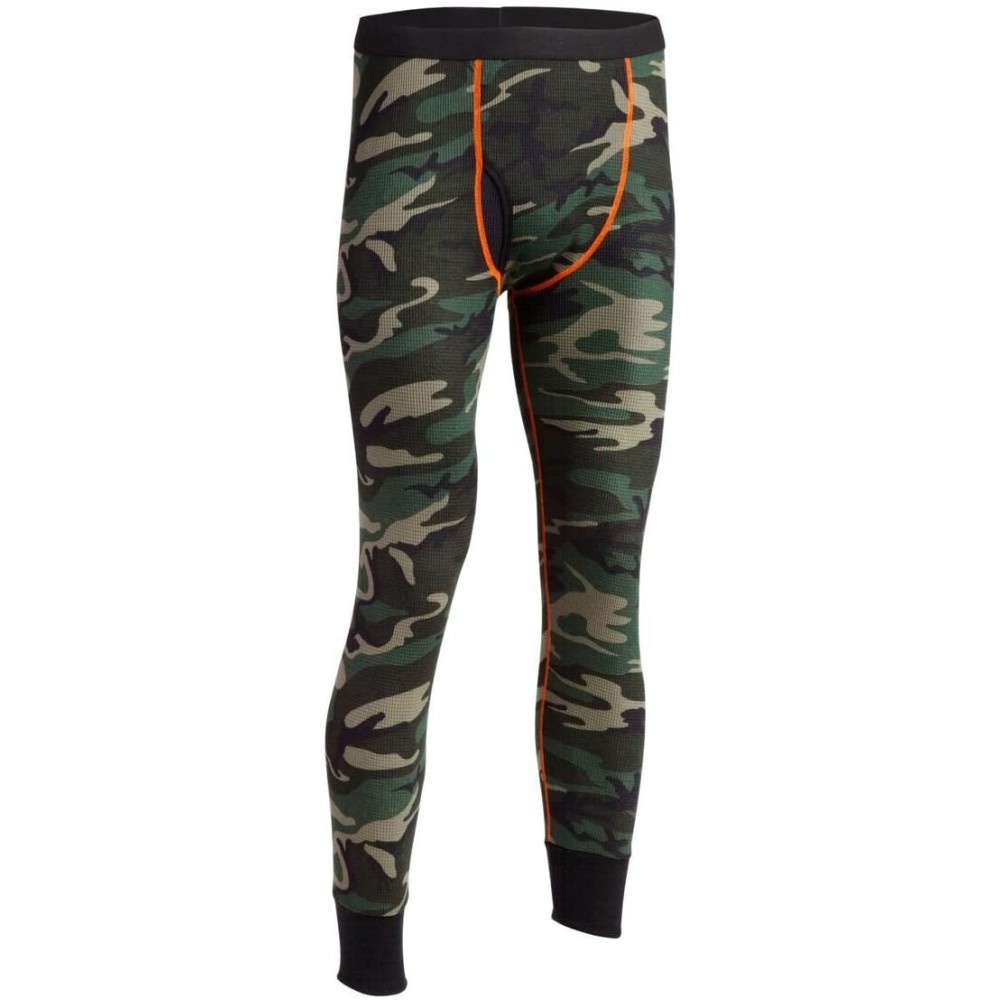 Thermal Underwear Men's Thermal Underwear Pant- Woodland Camo - CY111IAUZFR