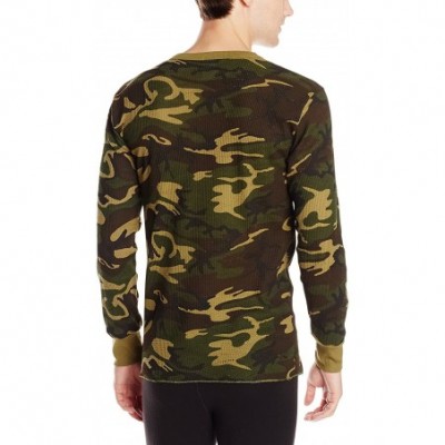 Thermal Underwear Men's Thermal Underwear Pant- Woodland Camo - CY111IAUZFR