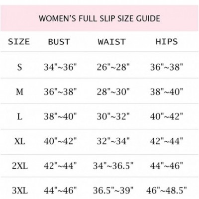 Shapewear Full Slips for Under Dresses Women Tummy Control Shapewear Slip Seamless Slimming Body Shaper Slip - Black - CD195W...