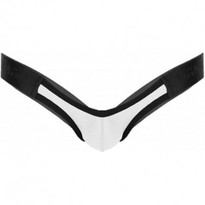 Bikinis Men's Lingerie Low Waist Bulge Pouch G-String Thong T-Back Jockstrap Underwear - White - CO18RL9IHD7