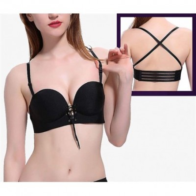 Bras Magic Non-Slip Strapless Bra 2019 (Black D) - CZ18S9YHHLM