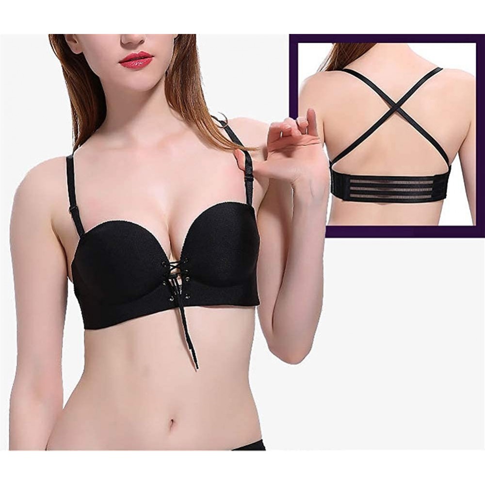 Bras Magic Non-Slip Strapless Bra 2019 (Black D) - CZ18S9YHHLM