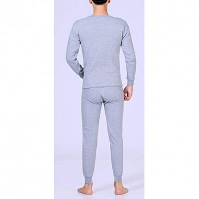 Thermal Underwear Men's Ultra Soft Thermal Underwear Long Johns Set - 3 - CU194CKK28A