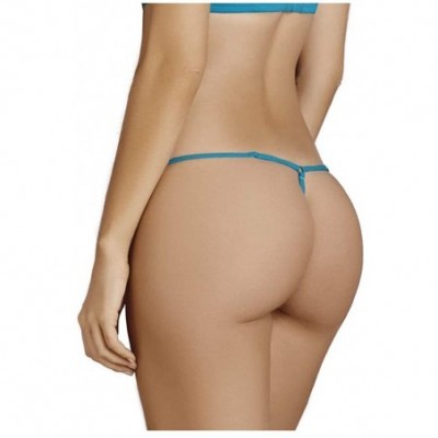 Panties Lingerie Women's Sexy Thong Perfect Figure - Emerald - C218DKCEMZX