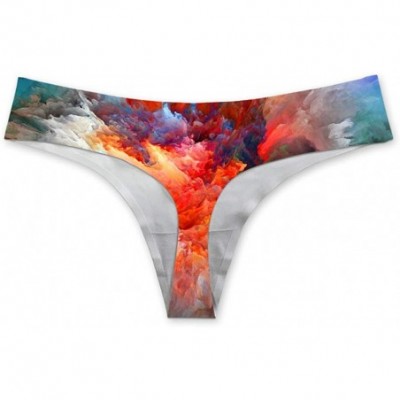 Panties Womens Sexy T-Thong Underwear Panties No Show Line Mid Cut Underwear - Galaxy-5 - C818L8GM4EZ