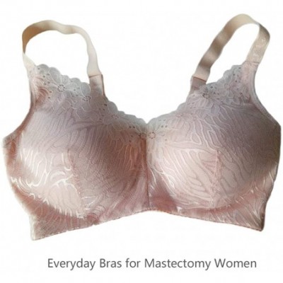 Bras Women Everyday Bra for Mastectomy Silicone Breast Prosthesis - Black - C4192G8EECC