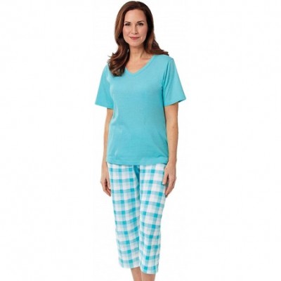 Nightgowns & Sleepshirts Capri Pajamas - Mint - CU18QSXG46C