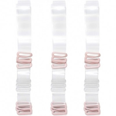 Accessories 3 Pairs Clear Bra Straps Invisible Non-Slip Adjustable Bra Strap Soft Transparent Shoulder Strap - Strap Width 12...