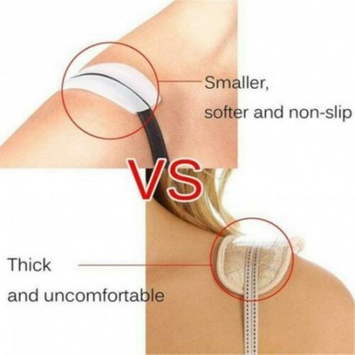 Accessories 2Pairs Non-Slip Bra Strap Cushion Holders Women's Silicone Soft Comfort Shoulder Protectors Pads Relief Pain with...