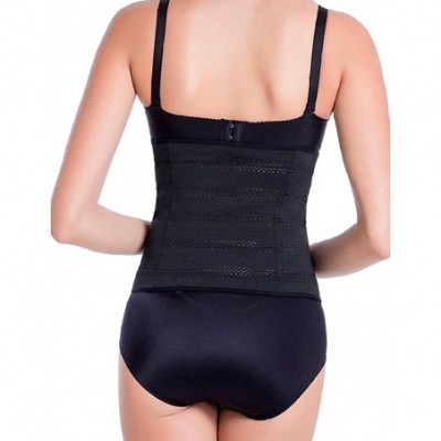 Shapewear Waist Trainer Corset for Weight Loss Tummy Control Body Shaper Breathable Waist Cincher Shapewear - Black - CH17AZH...