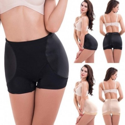 Bustiers & Corsets Women's Plus Size Solid Color High Waist Butt-Lifting Traceless Panty Waist Trainer Shorts Body Shaper Bod...