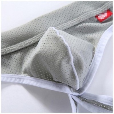 Briefs Men Low Rise Jockstrap - Gray - C511VBFW04J