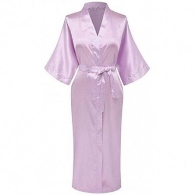 Robes Women Satin Cardigan Women Silk Satin Long Wedding Bride Bridesmaid Robe Kimono Robe Home Wear Daily Wear Women's Gift ...