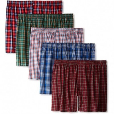 Boxers Men's 5 Pack Ultimate Tartan Boxers - Colors May Vary - Color May Vary - C217AZDU4DG