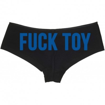 Panties Fucktoy Fuck Toy Boyshort Owned BDSM Slut Black Panties DDLG - Royal Blue - CL18LQH8G5T