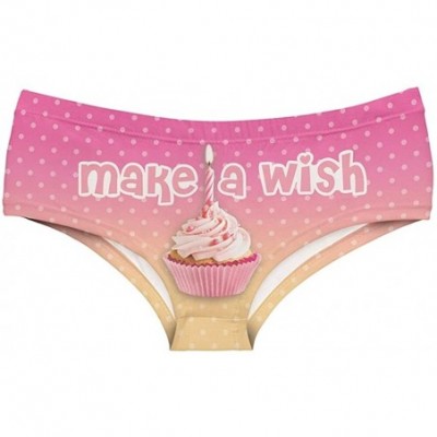 Panties Fun Womens Funny Underwear - Sexy Panties Bachelorette Gift XS-XXL - Make a Wish - C018XGZRLXA