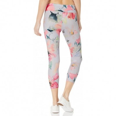 Bottoms Women's Fantasy Floral Capri - Watercolor Combo - C0185OL7ZCI