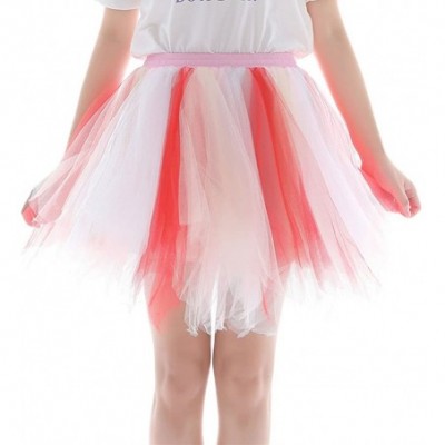 Slips Women's Vintage 1950s Short Tulle Petticoat Ballet Bubble Tutu Puffy Tutu Petticoat Tulle Underskirt - 5 - CZ18K3Q4G48