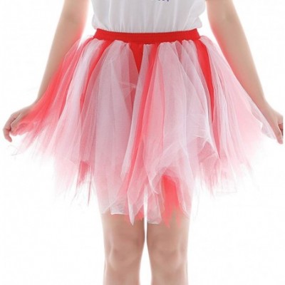 Slips Women's Vintage 1950s Short Tulle Petticoat Ballet Bubble Tutu Puffy Tutu Petticoat Tulle Underskirt - 5 - CZ18K3Q4G48