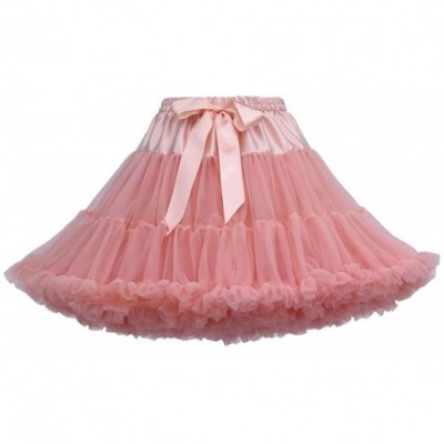 Slips Petticoat Elastic Waist Chiffon Petticoat Puffy Tutu Tulle Skirt Princess Ballet Dance Pettiskirts Underskirt - N - CX1...