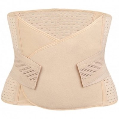 Shapewear Womens Body Waist Shaper Girdle Adjustable Postpartum Slimmer Belt - Skin - C018D93ISO5