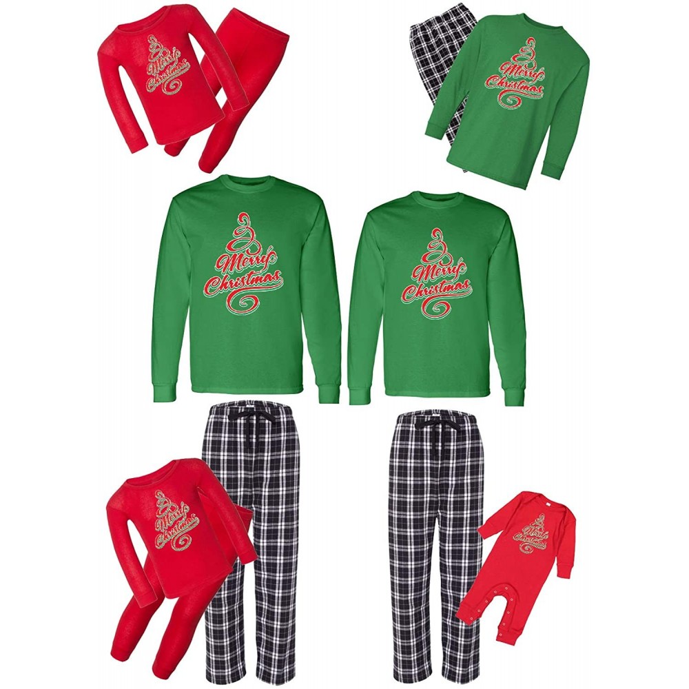 Sleep Sets Christmas Matching Pajamas Set Merry Christmas Family Sleepwear - CG18AI5M8CL