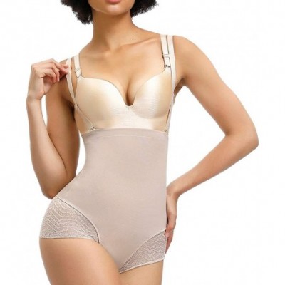 Shapewear Women Shapewear Body Shaper Waist Shaping Bodysuit Waist Shaping Cincher Waist Trainer Compression Garments - Beige...