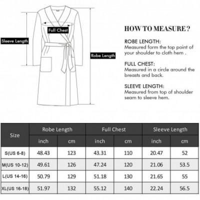 Robes Women's Waffle Robe Lightweight Kimono Unisex Spa Robes Cotton Bathrobes for Hotel Hot Tube- Mid Calf Length Loungewear...