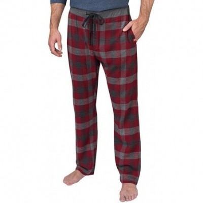 Sleep Sets American Outdoorsman Men's Sleep Set - Combo1 (Indigo Heather& Red Charcoal) - CO18ALY0HLW