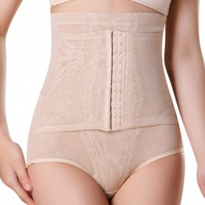 Bustiers & Corsets Women's Waist Trainer Tummy Control Bodysuit Panties High Waisted Short Butt Lifte Thong Panty Shapewear B...