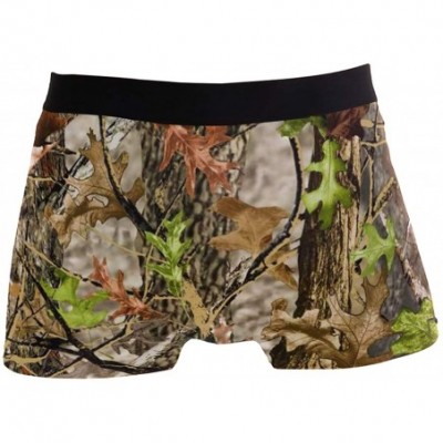 Boxer Briefs Mens Boxer Briefs Underwear Breathable Pouch Soft Underwear - Camo - CE18ARLEQ89