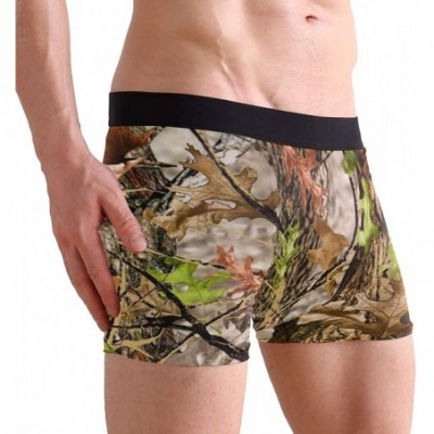 Boxer Briefs Mens Boxer Briefs Underwear Breathable Pouch Soft Underwear - Camo - CE18ARLEQ89