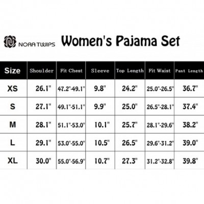 Sets Women's V-Neck Knit Sleepwear 3/4 Sleeves Top with Pants Soft Pajama Set - A-dark Blue - CJ17YIXW6IS