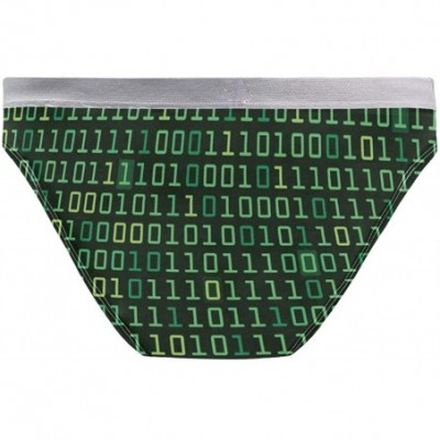 Panties Women's Underwear Colorado State Map Bikini Panties - Binary Computer Code - C618X9WLMDE