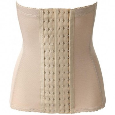 Shapewear Women's Waist Training Cincher Underbust Corset Body Shapewear Waist Trainer - Beige - CE18X5QTKQO