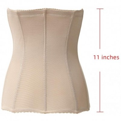 Shapewear Women's Waist Training Cincher Underbust Corset Body Shapewear Waist Trainer - Beige - CE18X5QTKQO