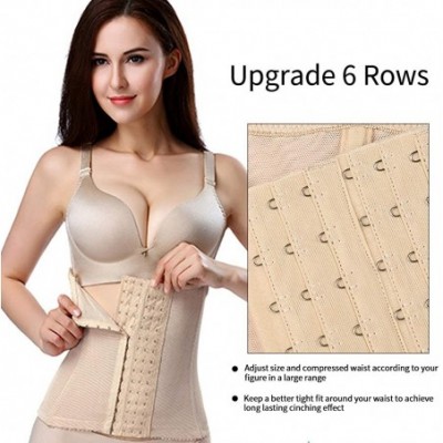 Shapewear Women's Waist Training Cincher Underbust Corset Body Shapewear Waist Trainer - Beige - CE18X5QTKQO