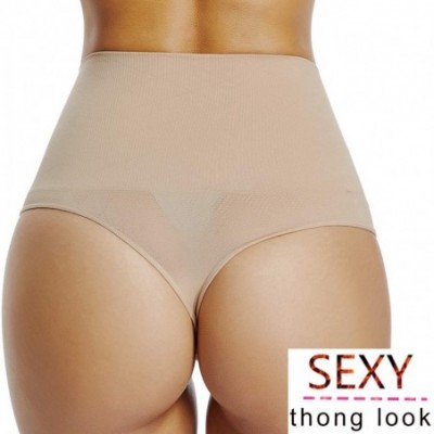 Shapewear High Waist Thong Shaper Body Brief Control Panty JW009010011012048049JL197199 - Beige 2pack 197 - CQ18QSH7UKE