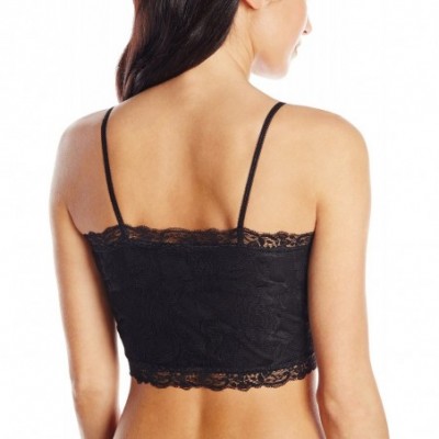 Camisoles & Tanks Women's Camiflage Breathable Stretch Lace Half Cami - Black - CA11O0U918Z