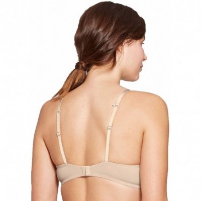 Bras Women's Everyday Lightly Lined Demi T-Shirt Bra - Soft Beige - CD18Y7KWAIX