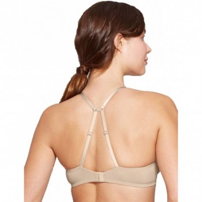 Bras Women's Everyday Lightly Lined Demi T-Shirt Bra - Soft Beige - CD18Y7KWAIX