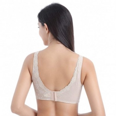 Bras Mastectomy Bra Pocket Bra for Silicone Breastforms8998A - Beige - CL18OCHQ09H